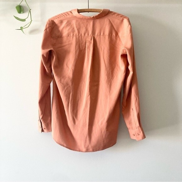 Uniqlo Peach Collar Long Sleeve Button‎ Down Shirt S - Picture 4 of 5